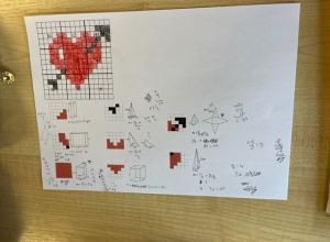 Matematyka w walentynkowym wydaniu.