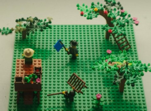 Budowla z klocków LEGO
