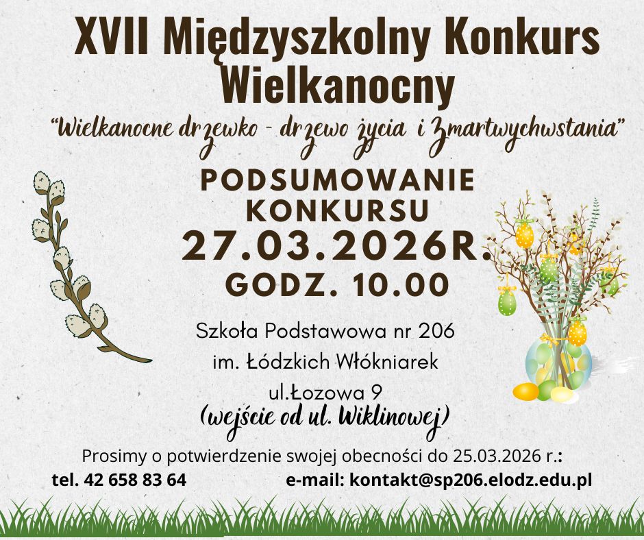 Podsumowanie Konkursu Wielkanocnego