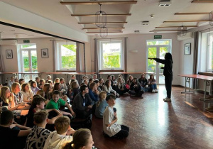 Spotkanie ze studentami z wymiany studenckiej.