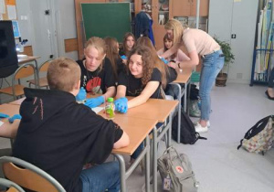 Zajęcia z biochemii.