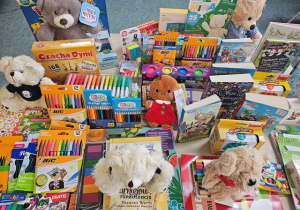Podarowane zabawki przez uczniów naszej szkoły.
