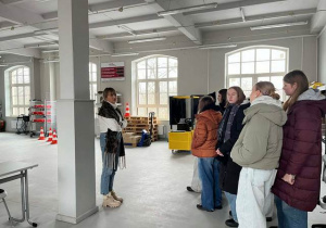 Klasa 7a podczas Zwiedzania CKUiZ