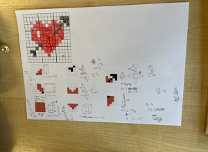 Matematyka w walentynkowym wydaniu.
