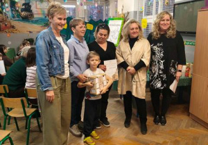 Nagroda za III miejsce w konkursie dla Franka z 1a.