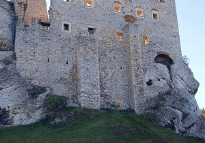 Fragment zamku w Ogrodzieńcu.