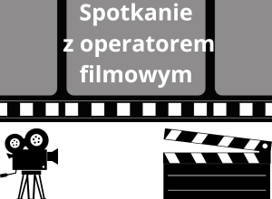 Rysunki kamery filmowej, klapsu i taśmy filmowej